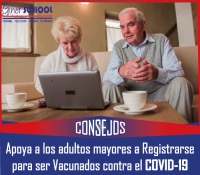 Pasos para registras a los adultos mayores para la vacuna contra el COVID-19